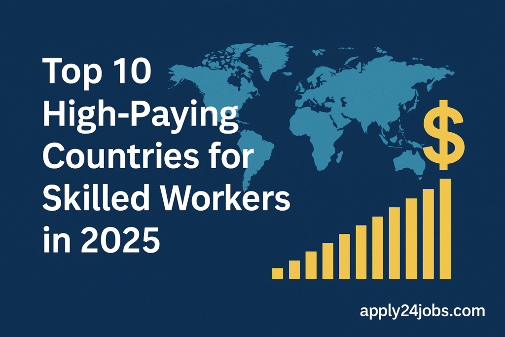 Discover the top 10 highest paying countries for skilled workers in 2025. Explore job opportunities, average salaries, and visa options.